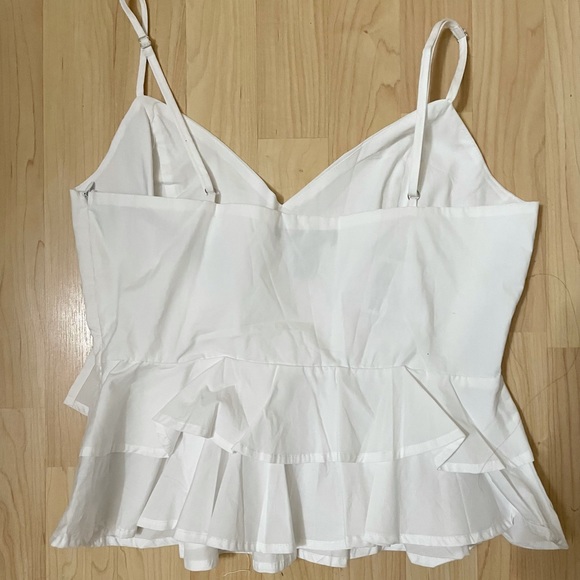 White Ruffle Top - Picture 2 of 3